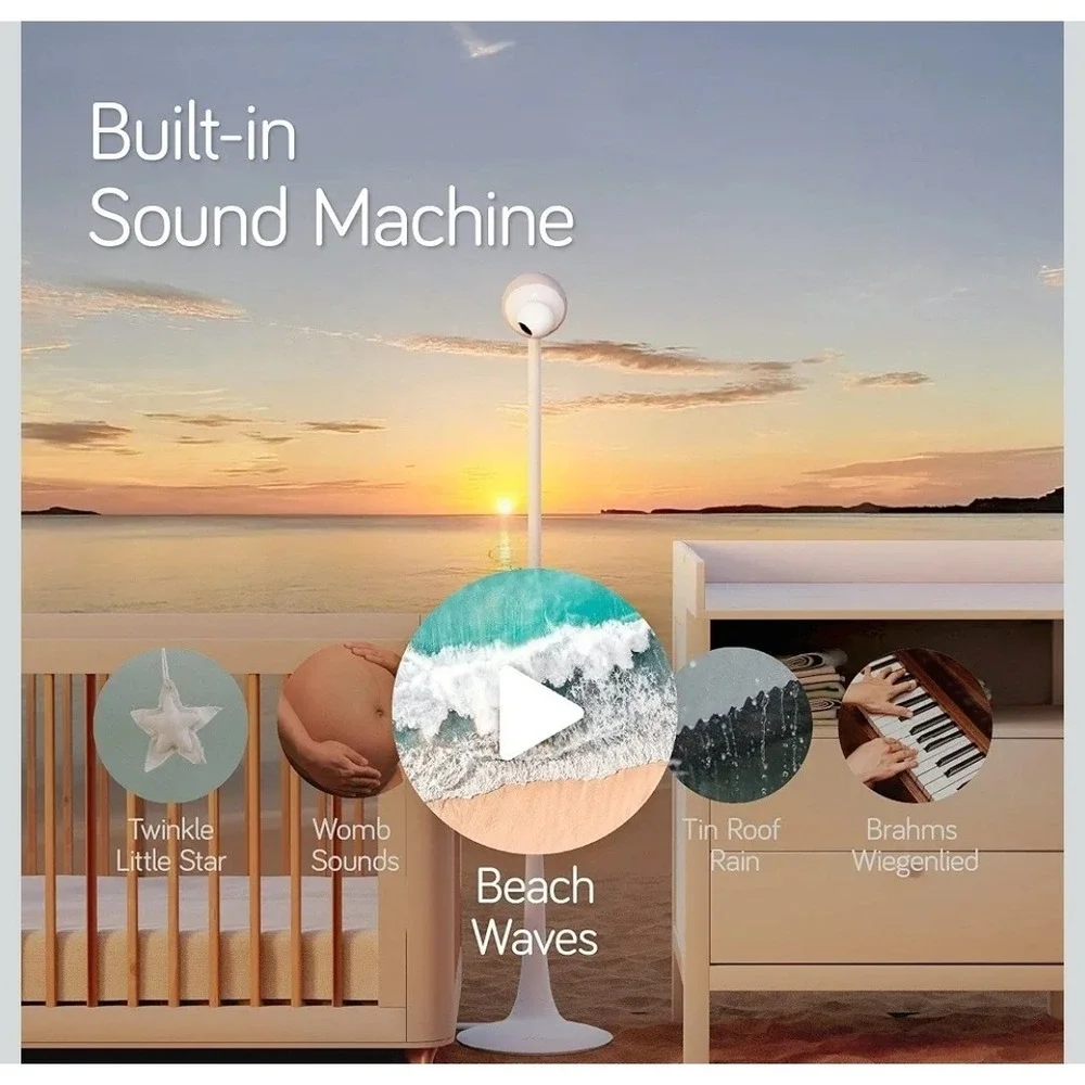 NANOBÉBÉ Smart Baby Monitor – Non-Wearable AI Breathing Monitor Motion Detection